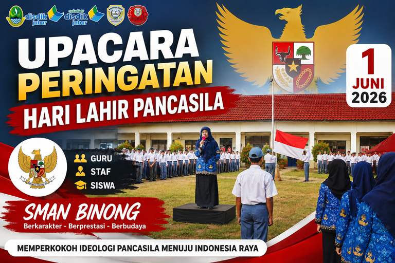 Peringati Hari Lahir Pancasila 2026, SMAN Binong Gelar Upacara Khidmat dan Penuh Semangat Nasionalisme