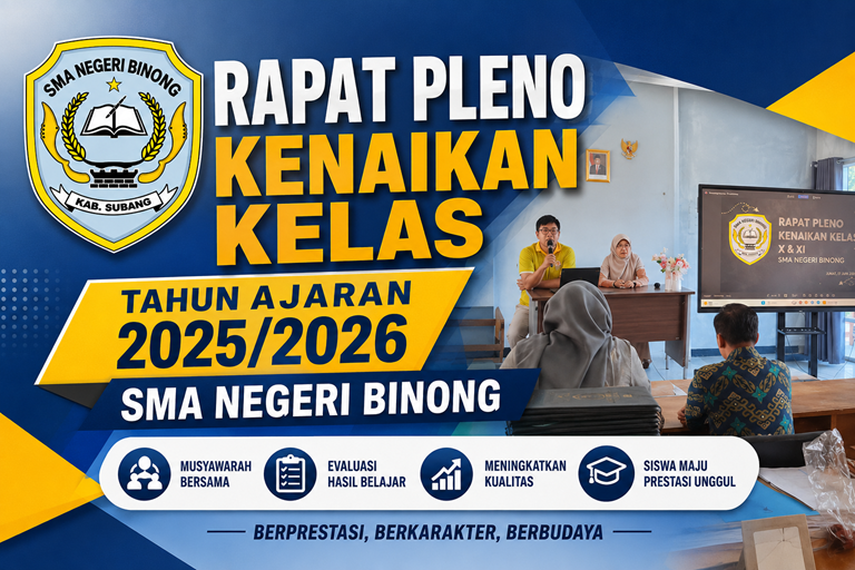 Tentukan Kelulusan Fase, SMAN Binong Gelar Rapat Pleno Kenaikan Kelas Tahun Ajaran 2025/2026