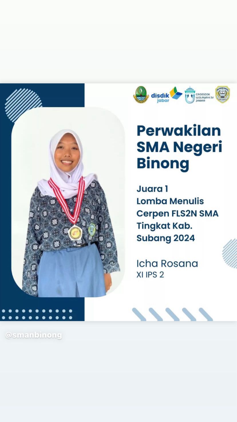 Juara 1 Lomba Menulis Cerpen FLS2N 2024
